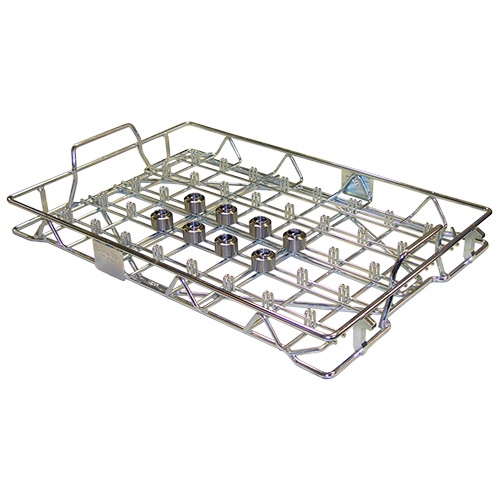 Modular wire baskets made of stainless steel