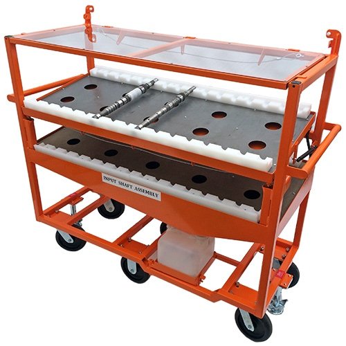 carts for fluid drainage